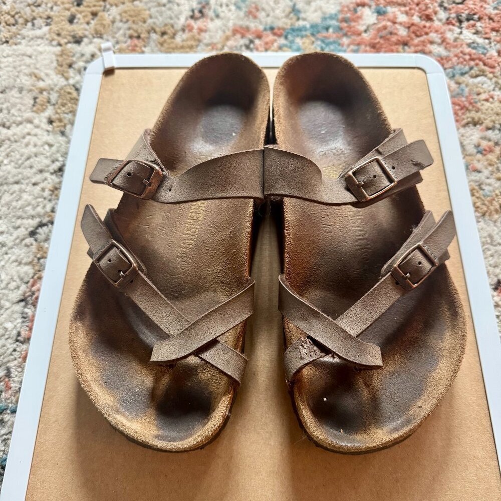 Birkenstock Sandals Womens Brown Size 38
